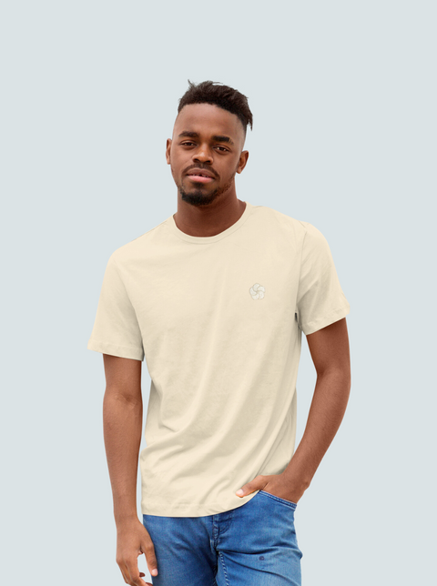 CREAM TONAL T-SHIRT