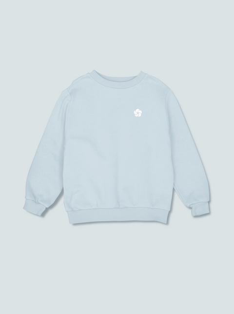 BLUE GROW AS YOU ARE CREWNECK SWEATER