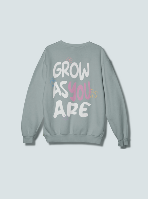 GREEN GROW AS YOU ARE CREWNECK SWEATER