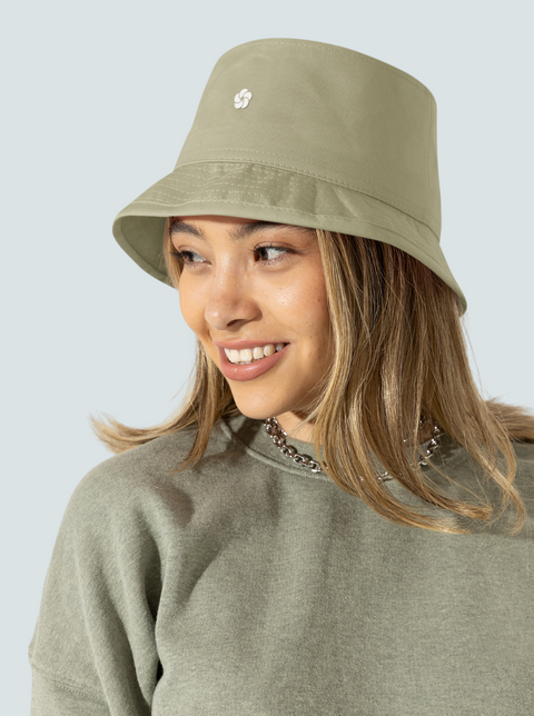 GREEN BUCKET HAT