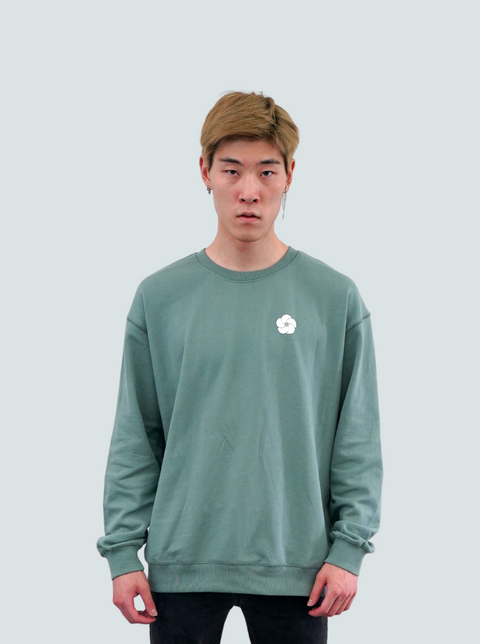 GREEN GROW AS YOU ARE CREWNECK SWEATER